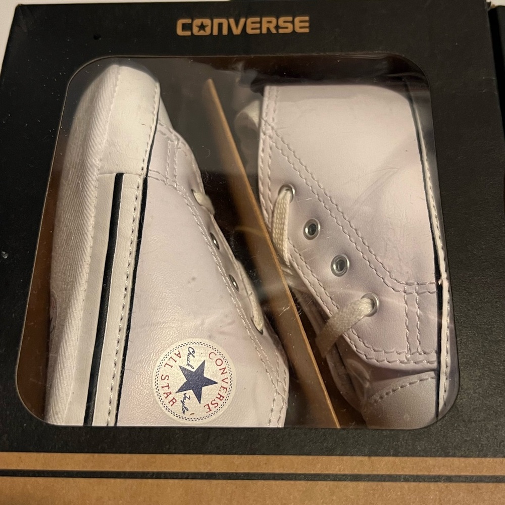 Converse Toddler White Sneakers NWT